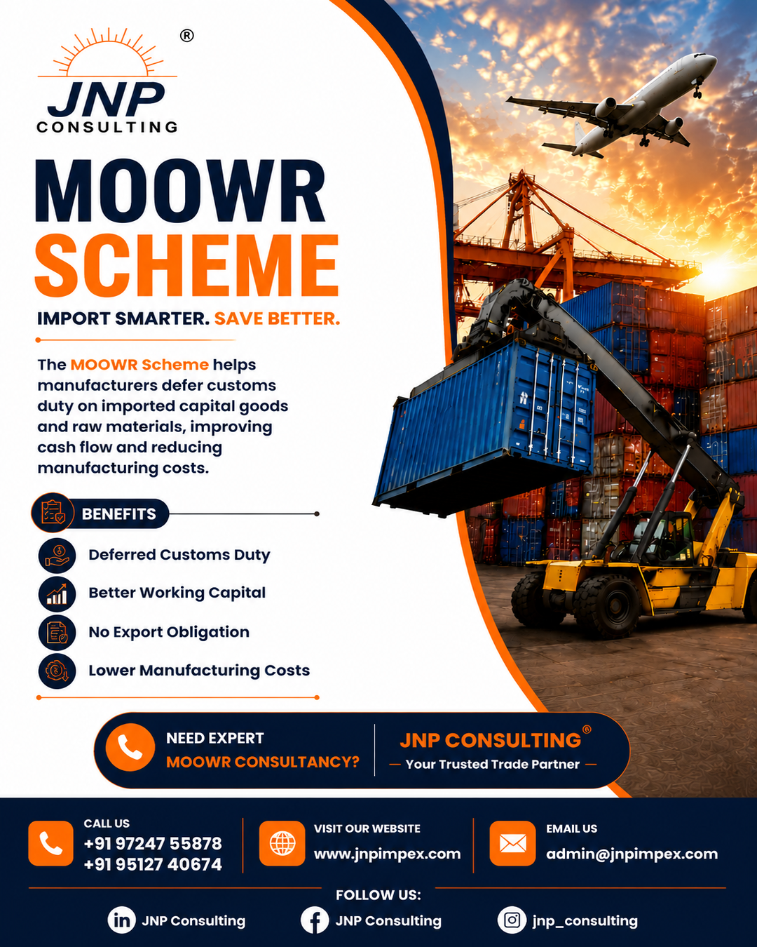 MOOWR License Consultant helping manufacturers reduce import duty through the MOOWR Scheme with expert registration and compliance services
