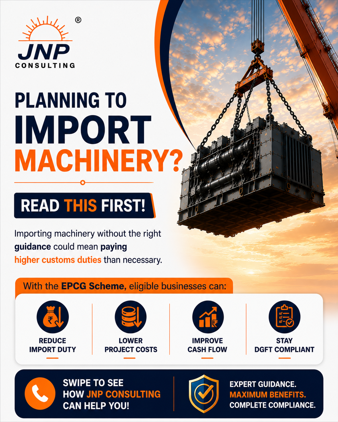 EPCG Consultant in Gujarat - Expert DGFT Consultancy by JNP Consulting