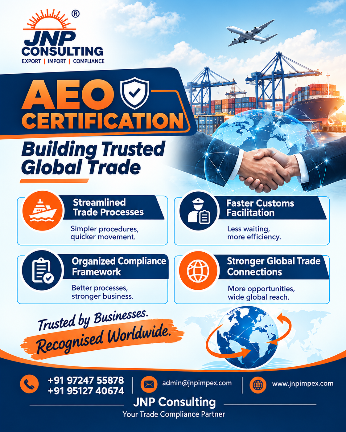 AEO certification services for customs and global trade