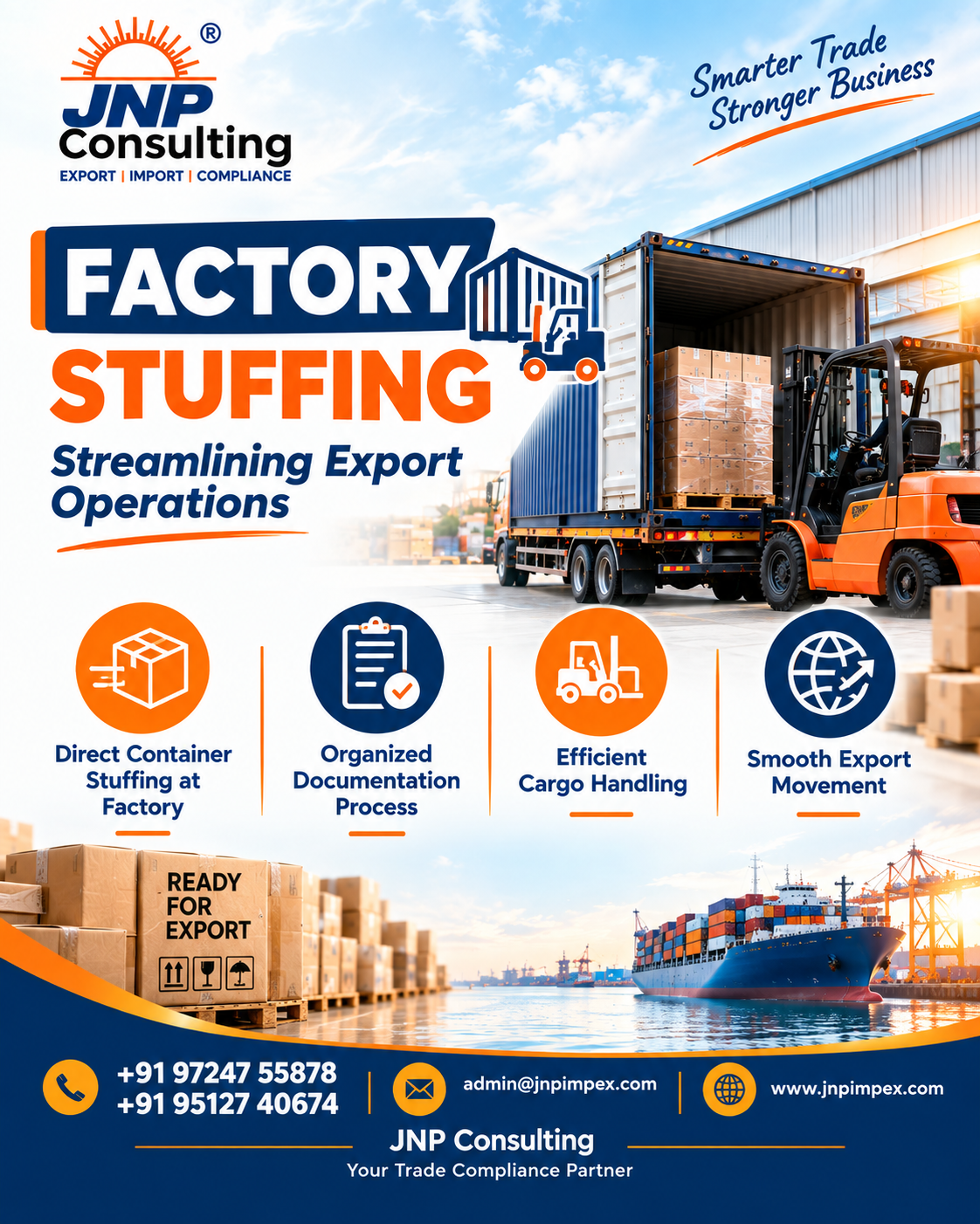 Factory Stuffing Procedure for Export Containers