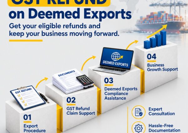 How to Claim GST Refund on Deemed Exports